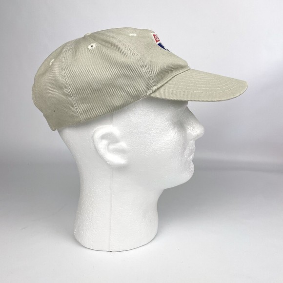 Old Navy Tan Embroidered Interstate 96 Logo NY SF Snap Back Adjustable Hat Cap - Picture 2 of 12